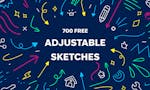 Free Abstract Elements and Sketches image