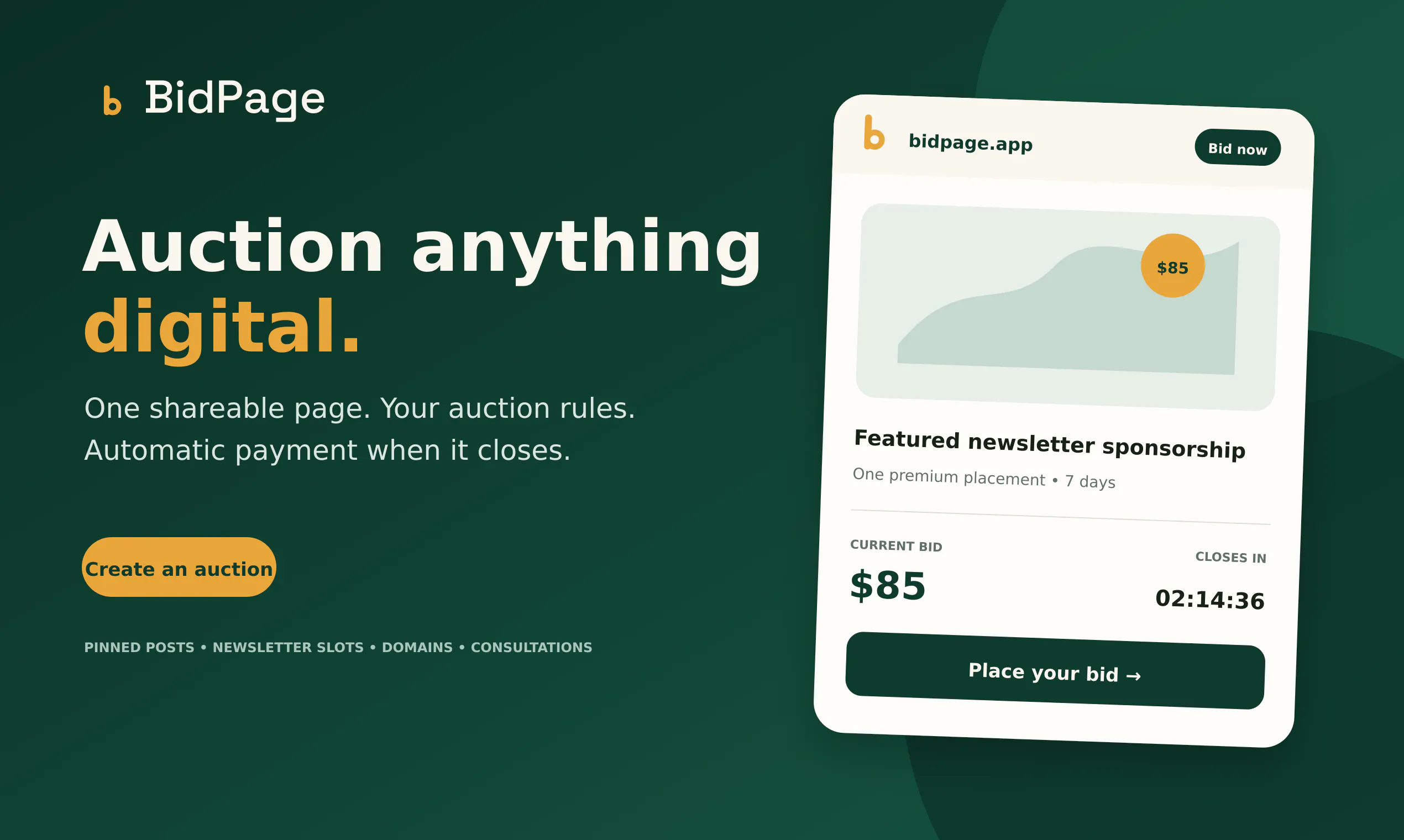BidPage.app gallery image