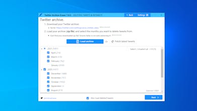 Twitter Archive Eraser gallery image
