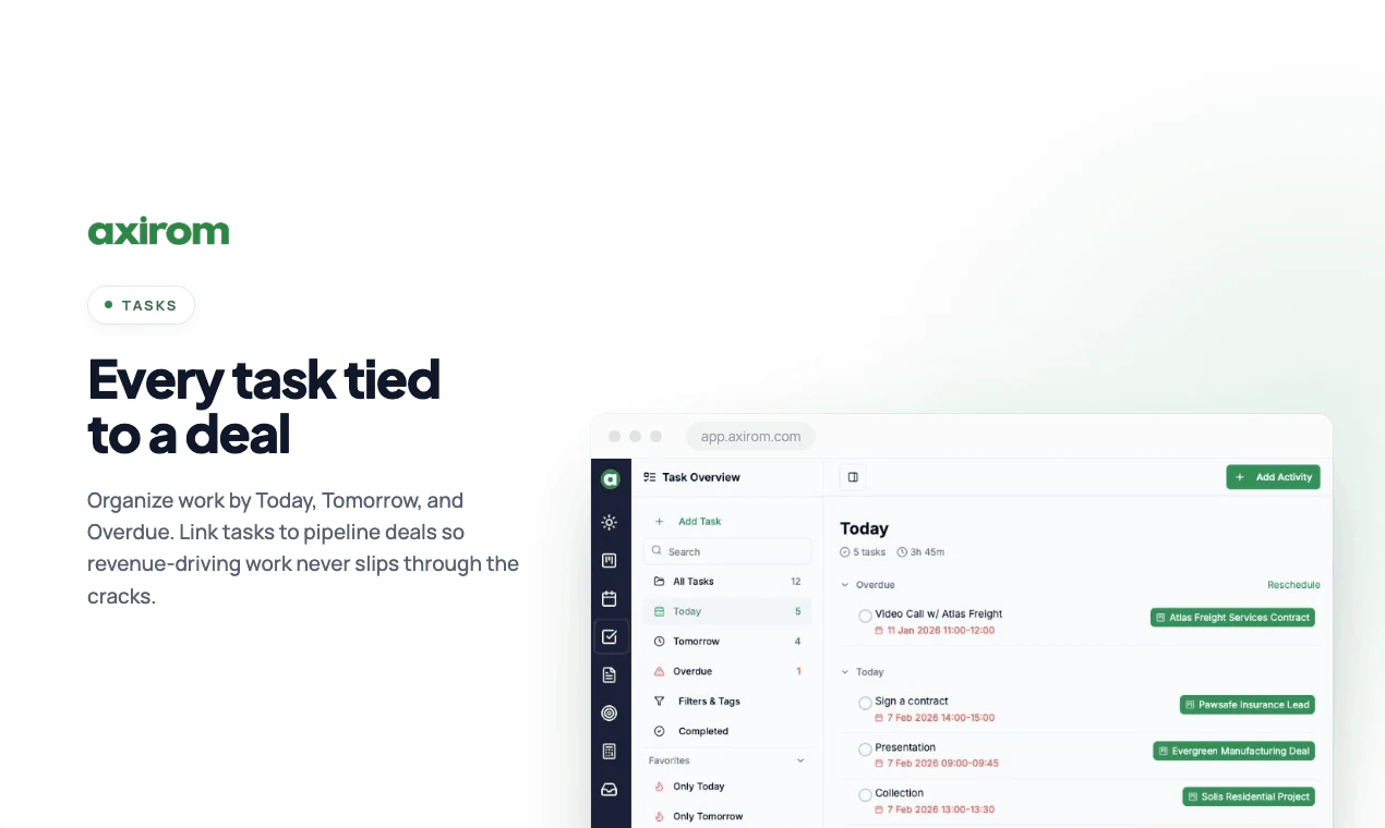 Axirom | All-in-One CRM 截图 5