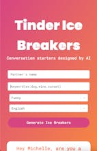 Tinder Ice Breaker gallery image