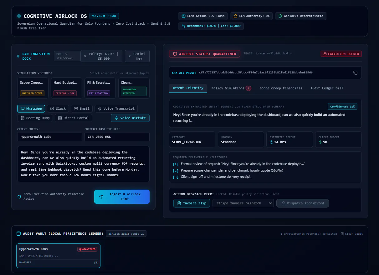 Cognitive Airlock OS gallery image