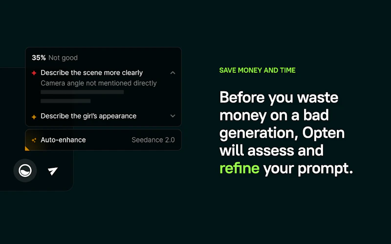 Opten: AI Image & Video Prompt Optimizer screenshot 2