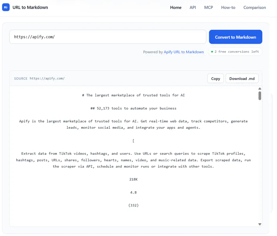URL to Markdown gallery image