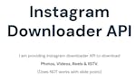 Instagram Downloader API image