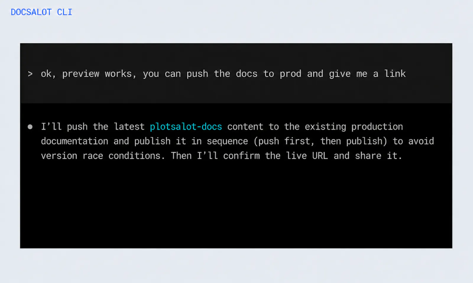 DocsAlot CLI screenshot 5