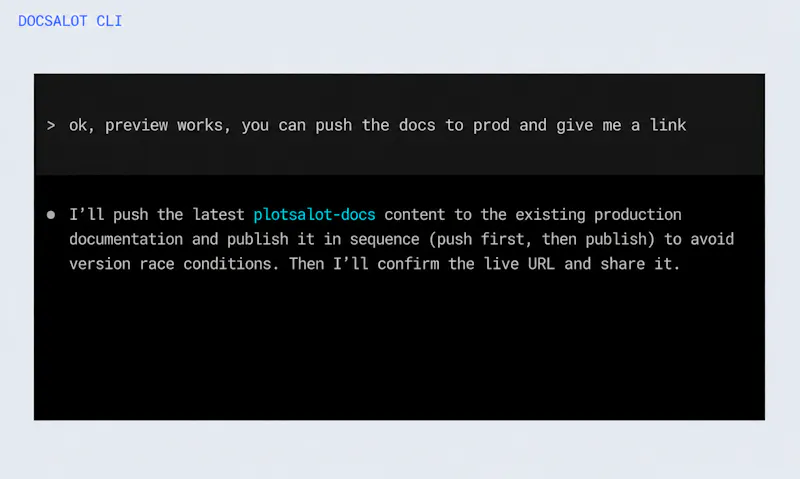 DocsAlot CLI screenshot 5