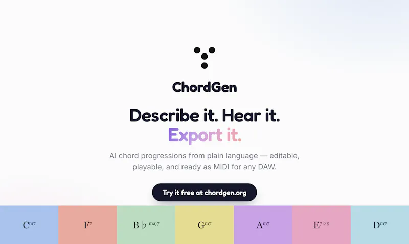 ChordGen screenshot 5