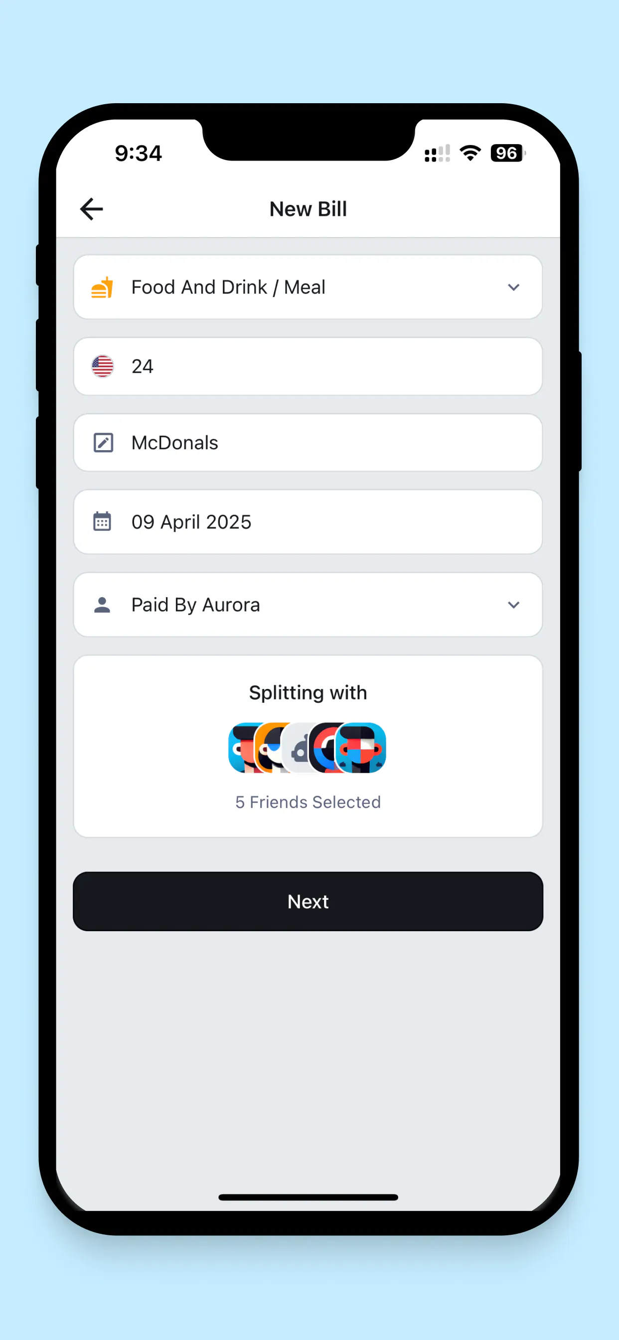 Bill Split - Money Splitting App gallery image