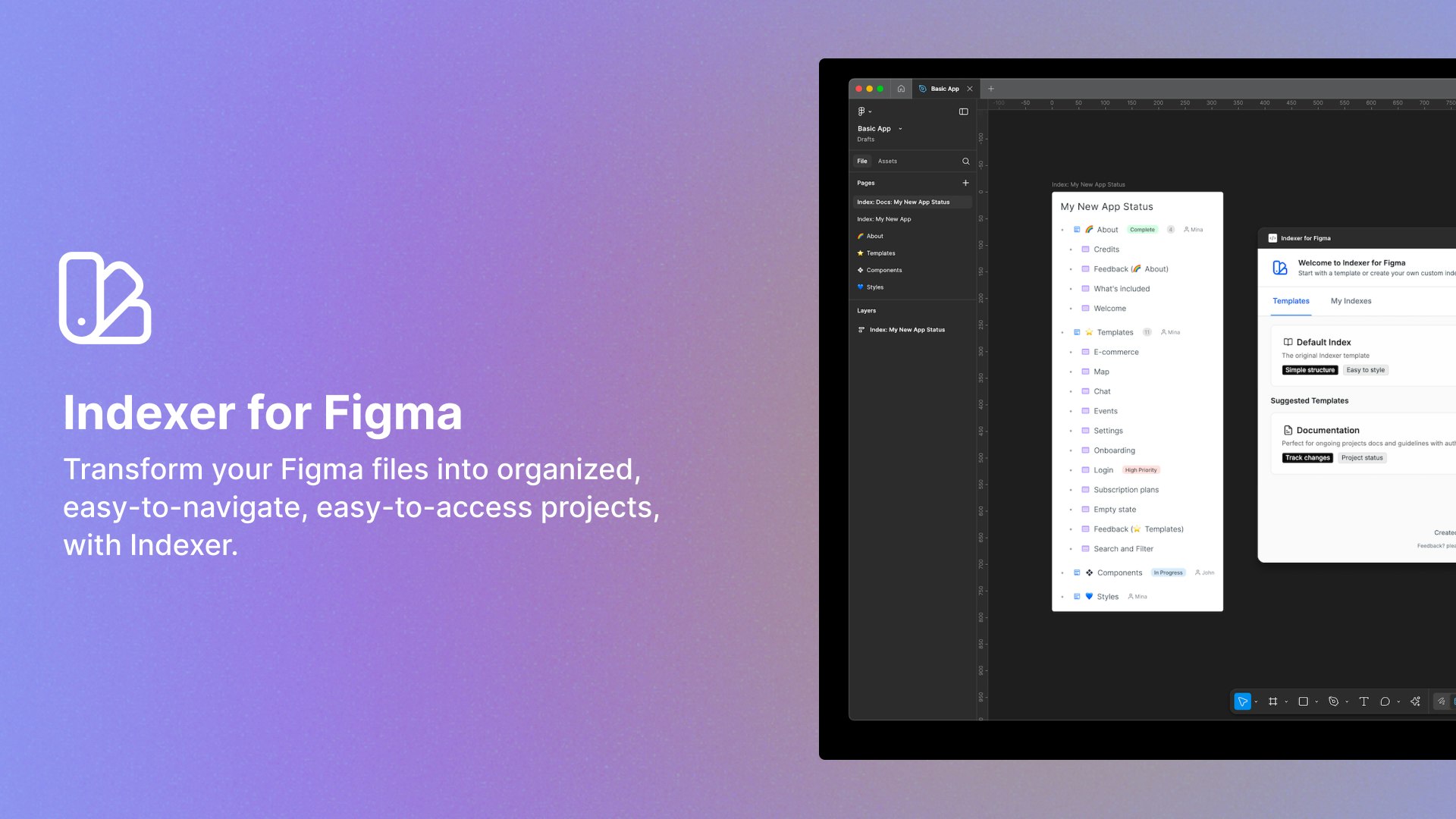 Indexer Plugin for Figma gallery image