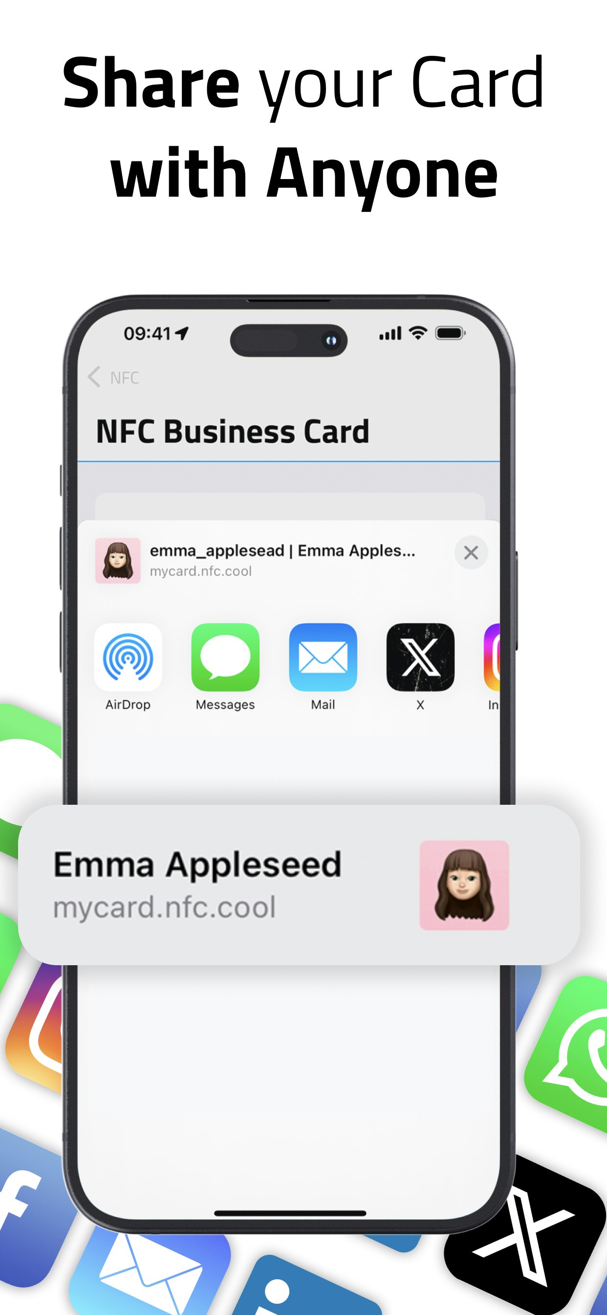 Kad Perniagaan oleh NFC.Cool media 4