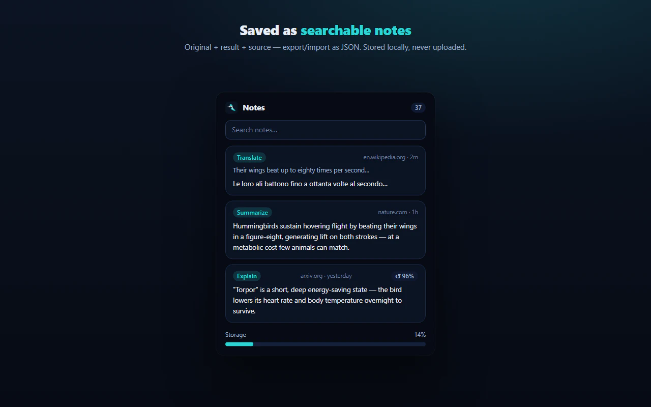 startuptile ColibotAI-Translate summarize & explain any text on-device
