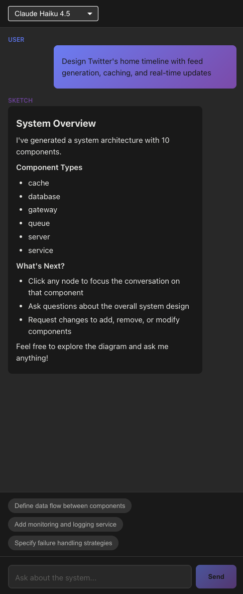 InfraSketch - Screenshot 5 showing product features and functionality
