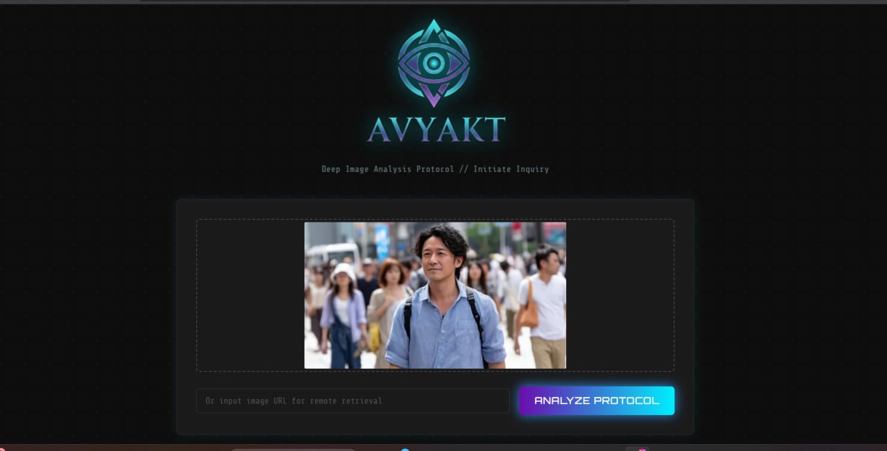 Avyakt // Deep Image Analysis - Screenshot 2 showing product features and functionality