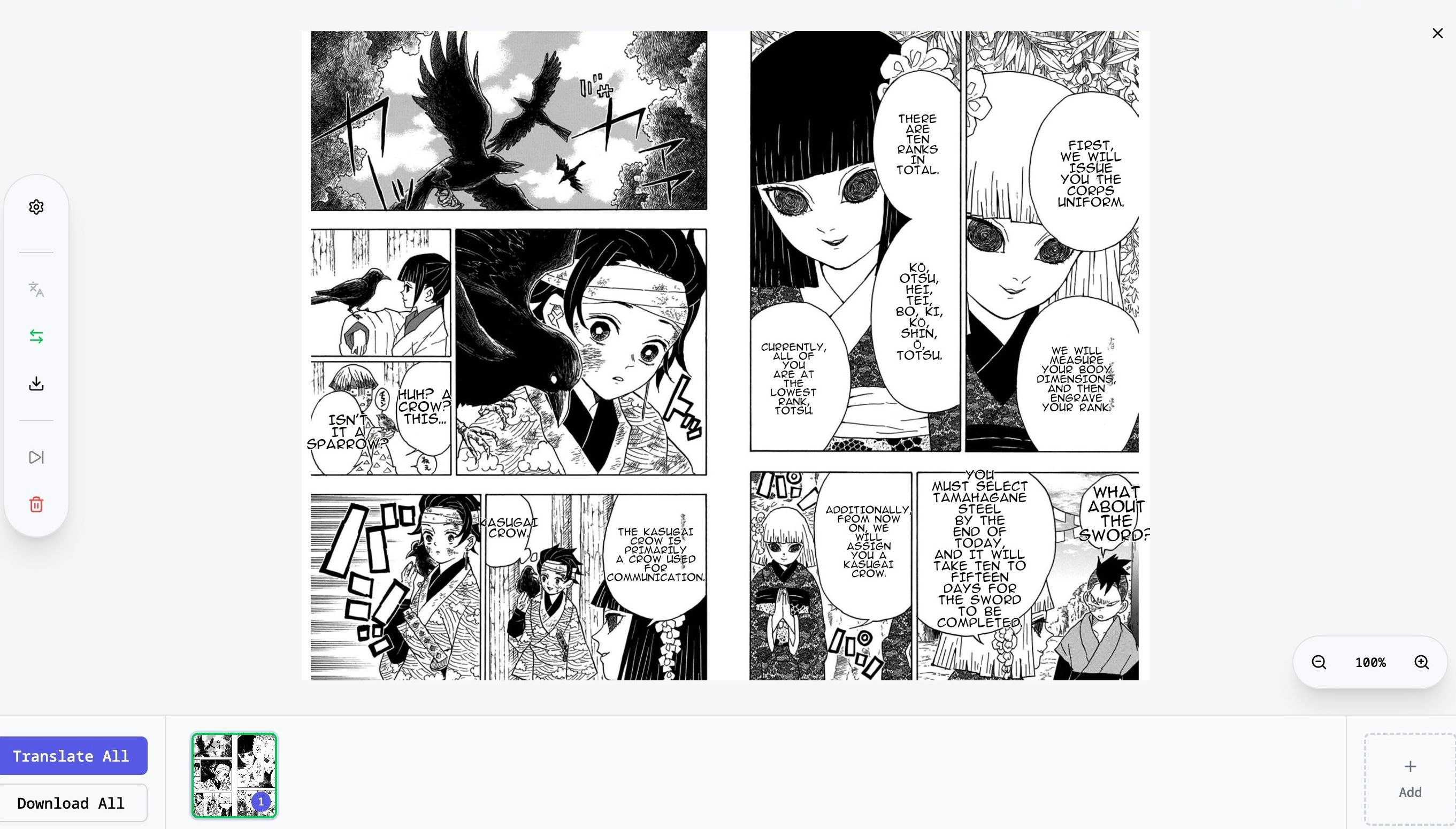 Mee Manga Translator gallery image