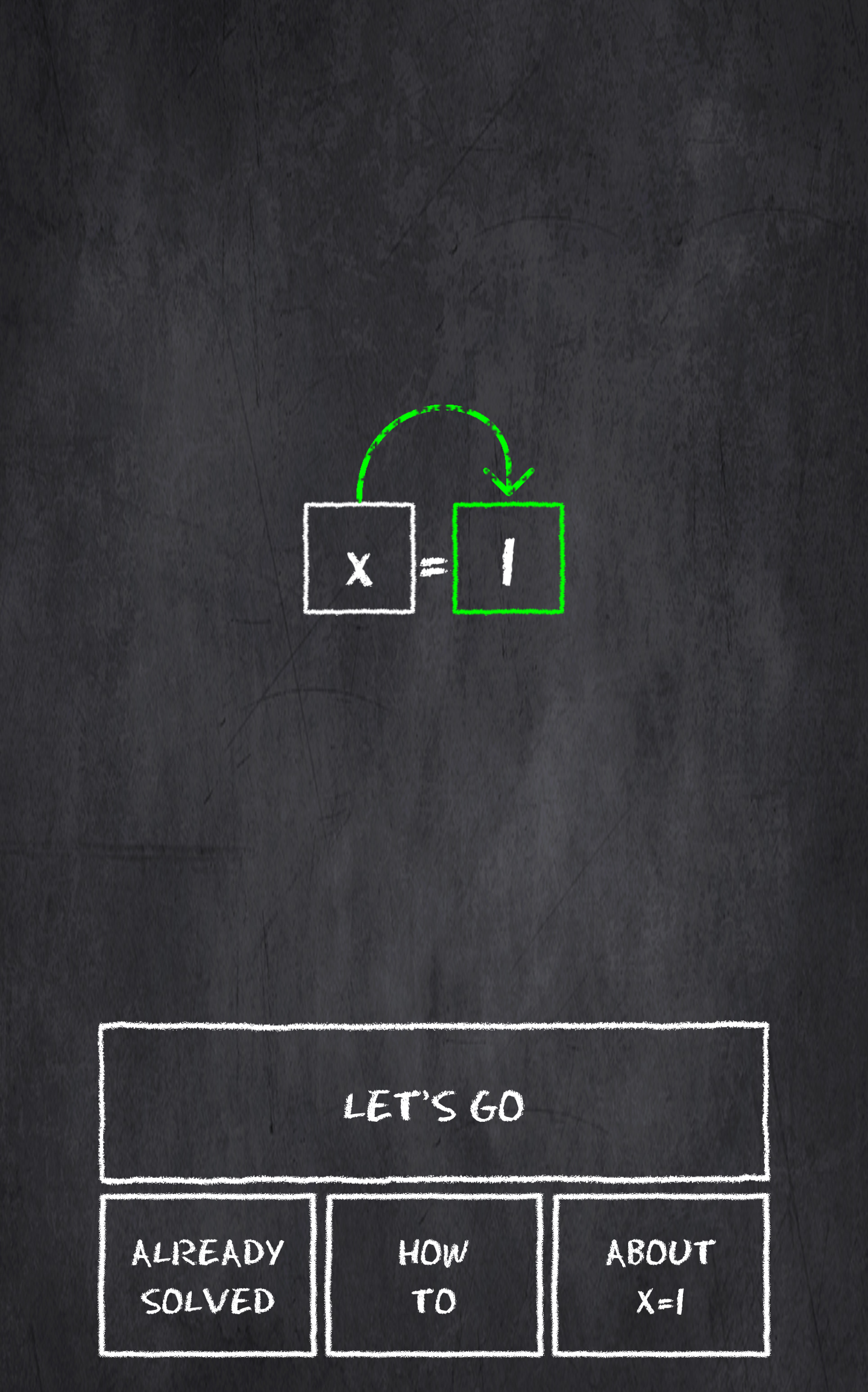 x=1: Learn to solve equations! gallery image