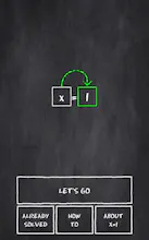 x=1: Learn to solve equations! gallery image