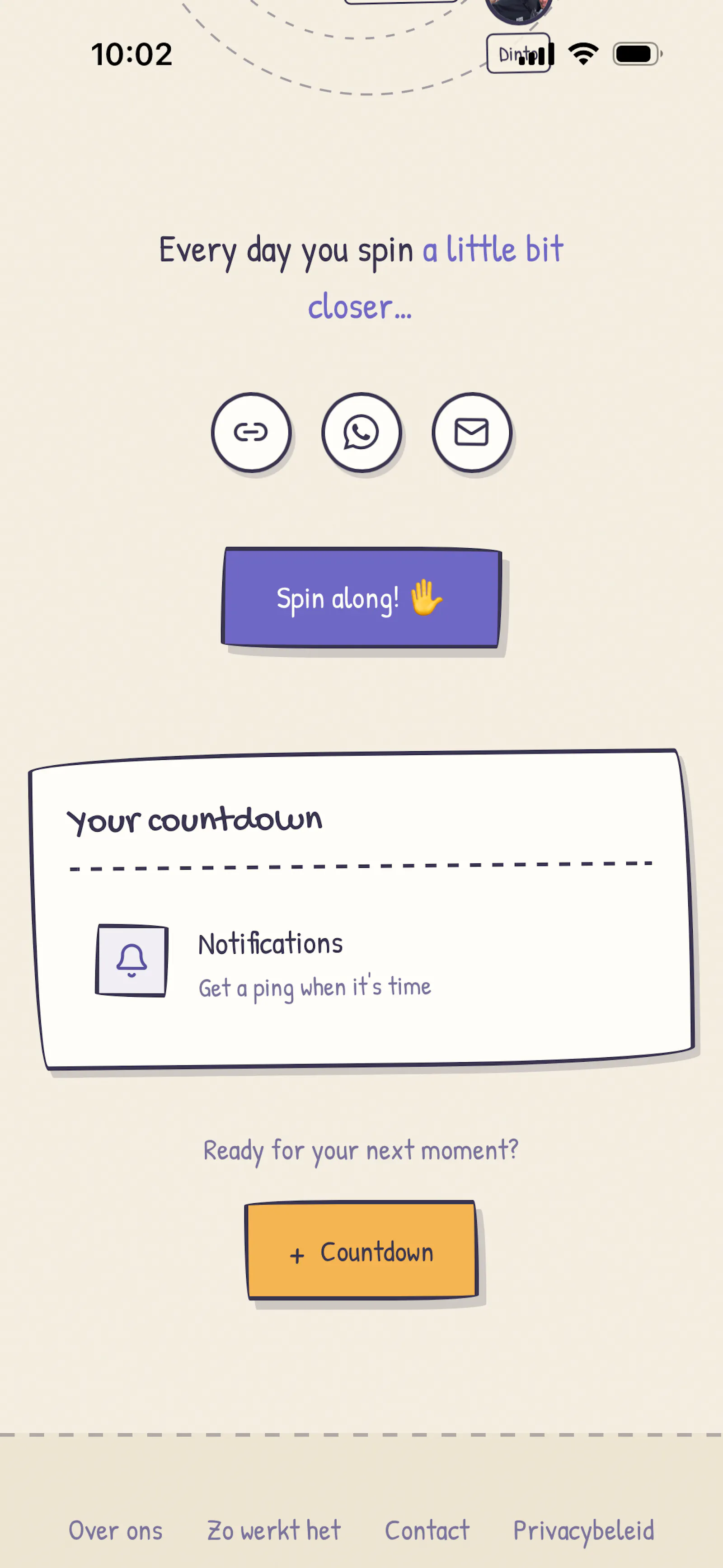 MyCountDownPage screenshot 3