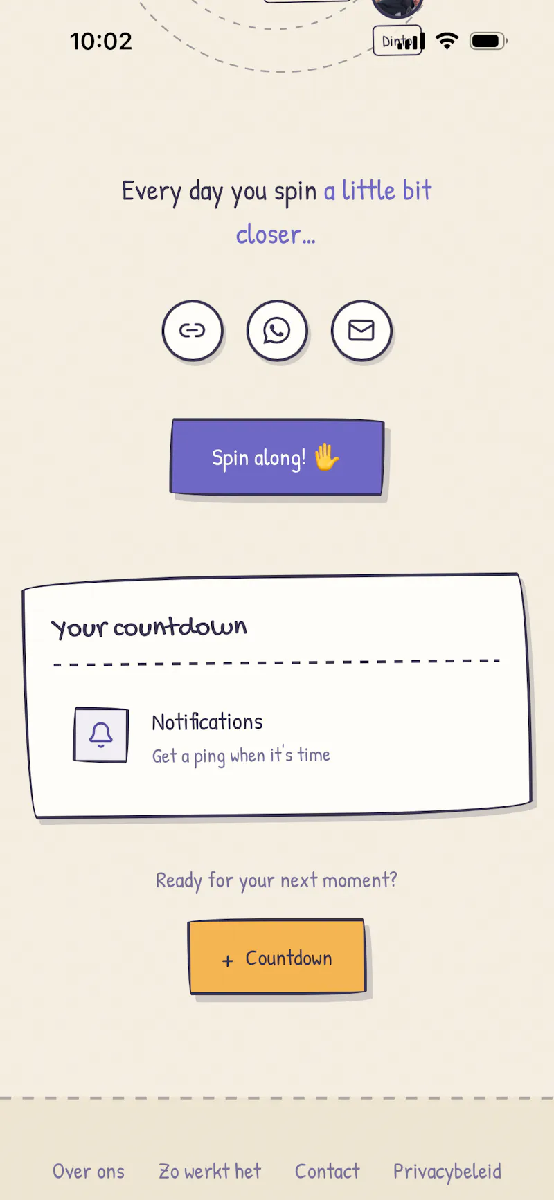 MyCountDownPage screenshot 3