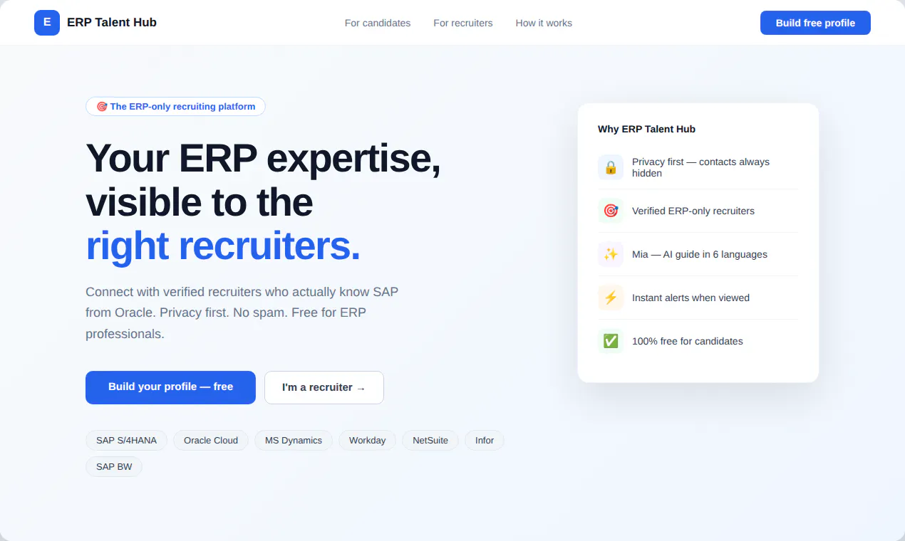 ERP Talent Hub gallery image