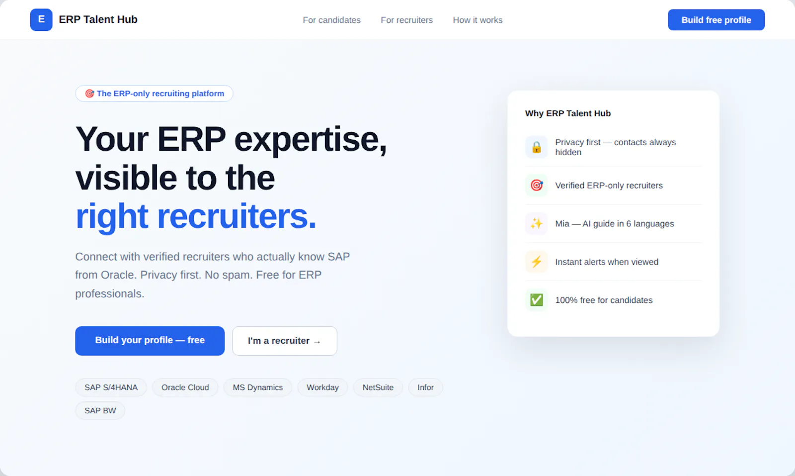 ERP Talent Hub screenshot 2
