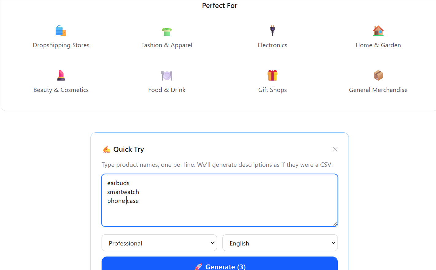 Shopify AI Product Descriptions  gallery image