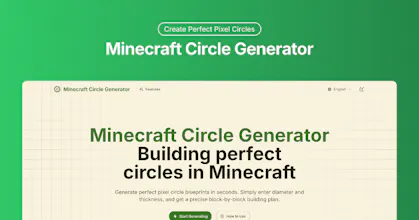 Minecraft Circle Generator gallery image