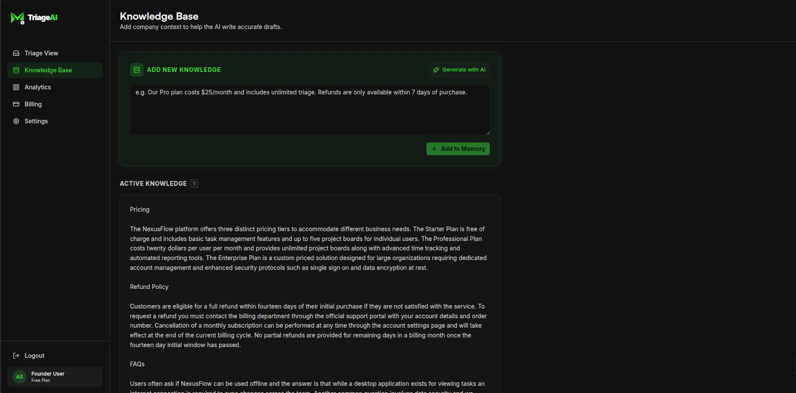 TriageAI screenshot 3