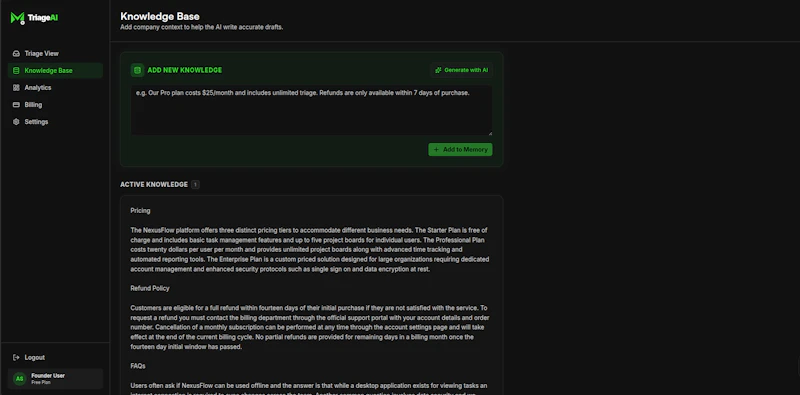 TriageAI screenshot 3