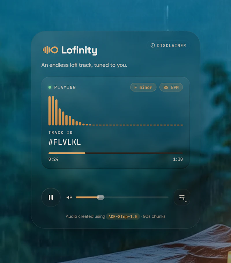 Lofinity screenshot 1
