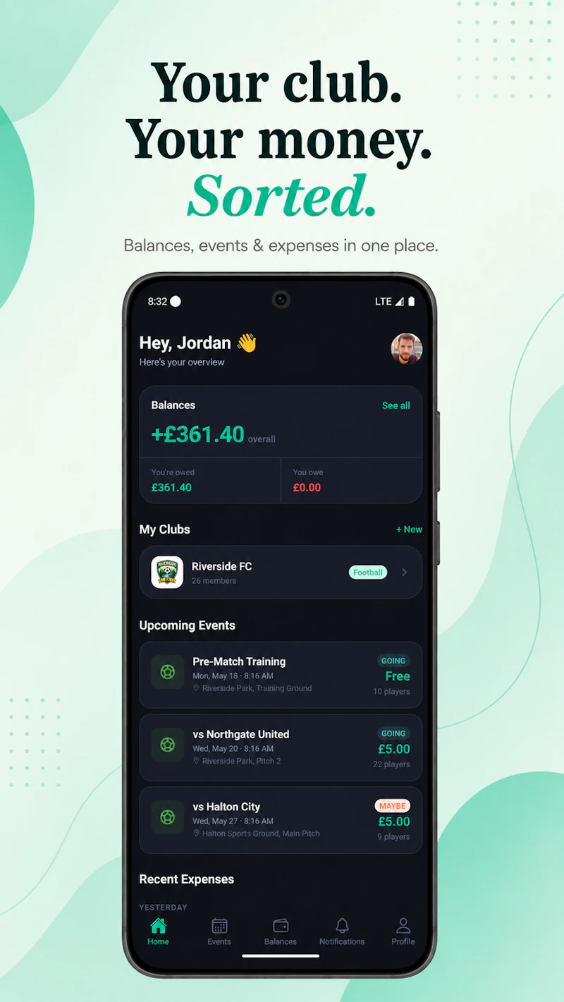Splitr - Club & Event Expenses screenshot 1