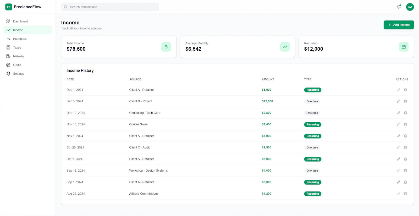 FreelanceFlow screenshot 6