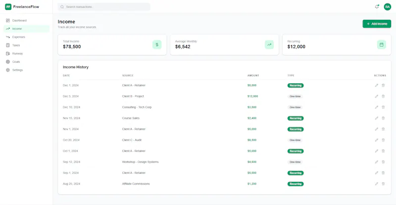 FreelanceFlow screenshot 6