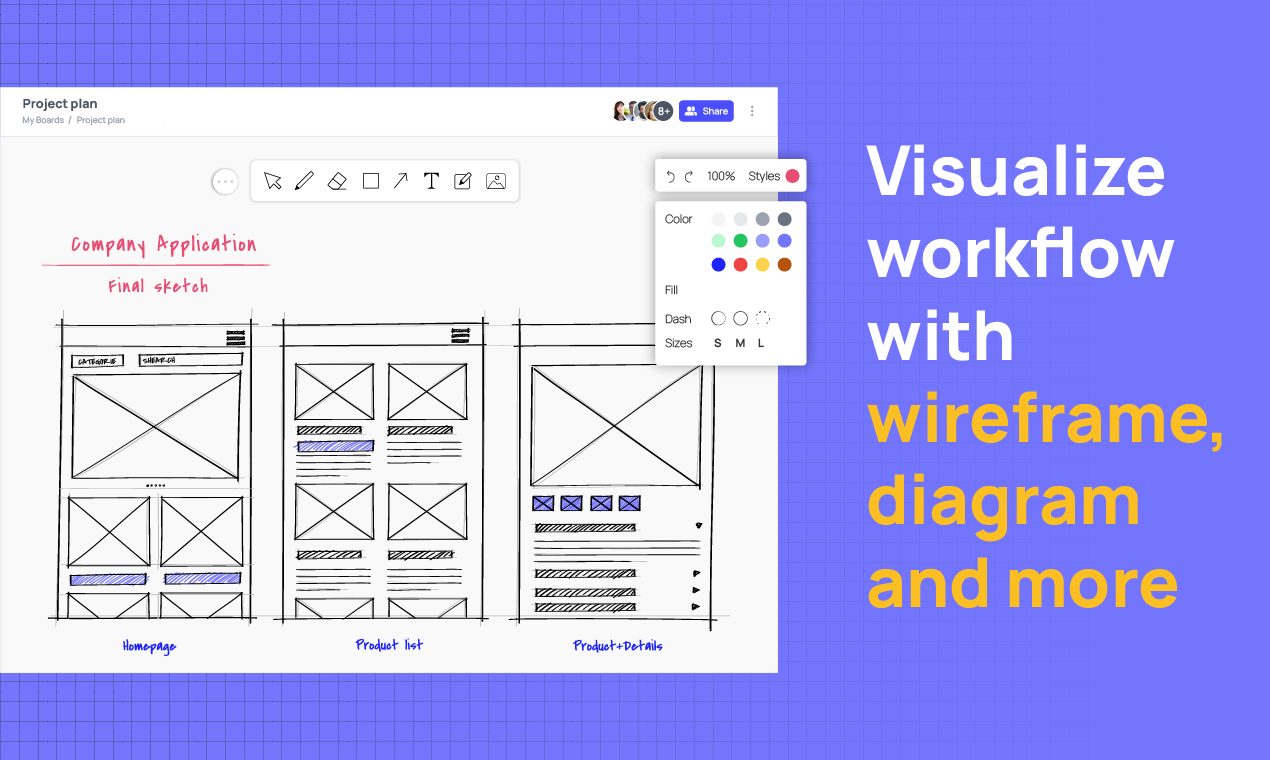 Tixio Whiteboard media 3