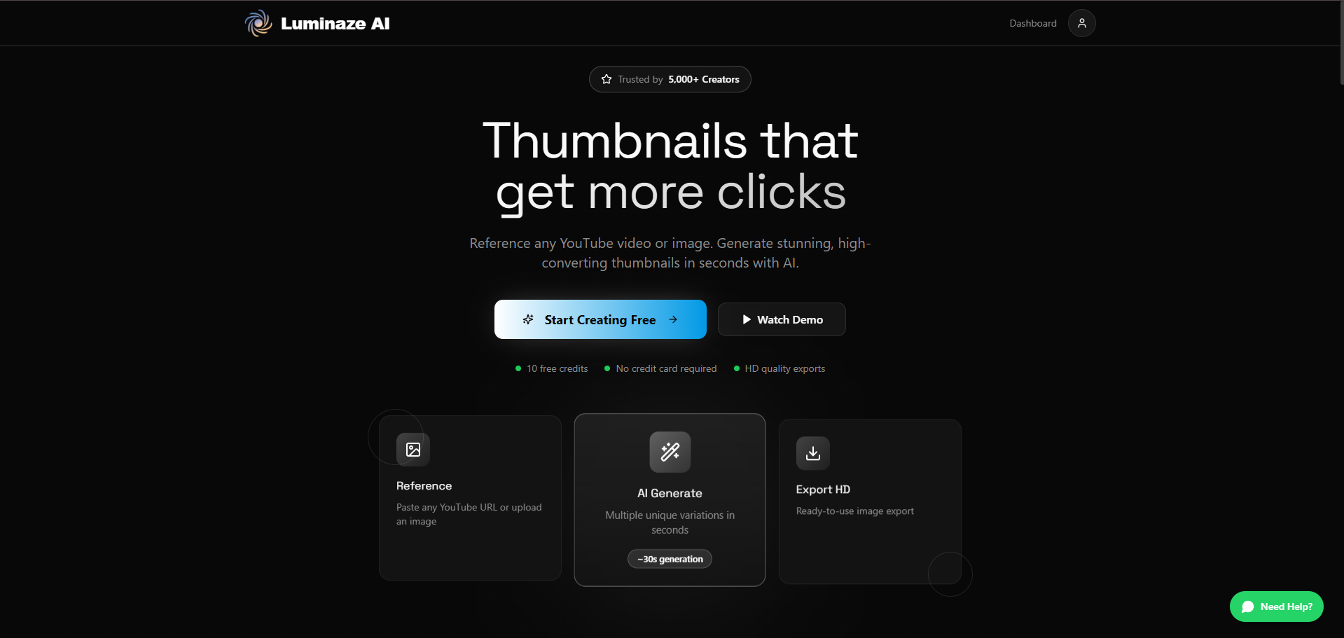 Luminaze AI gallery image