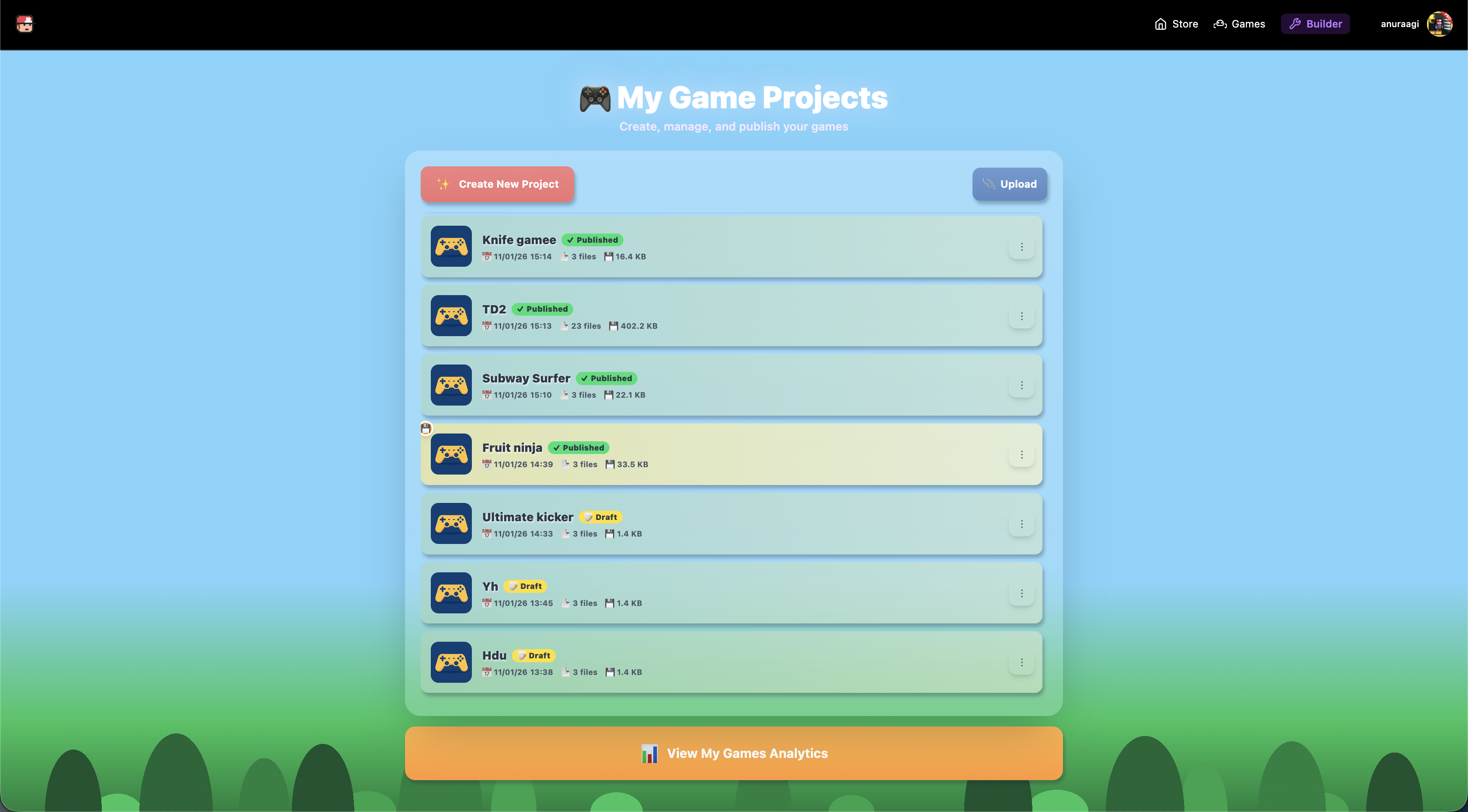 ClancyPlayGames : Build AI Games - Screenshot 2 showing product features and functionality