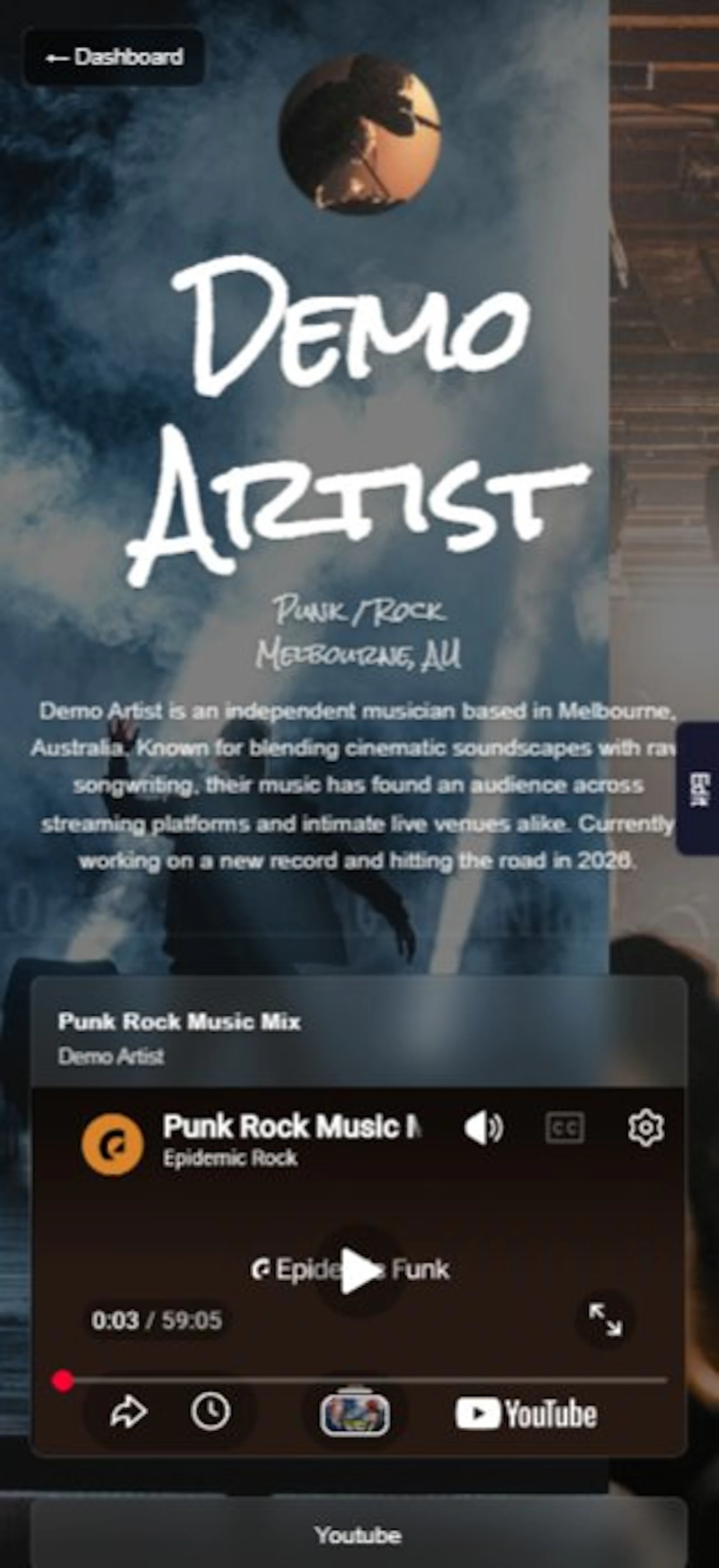 Gigpage screenshot 8