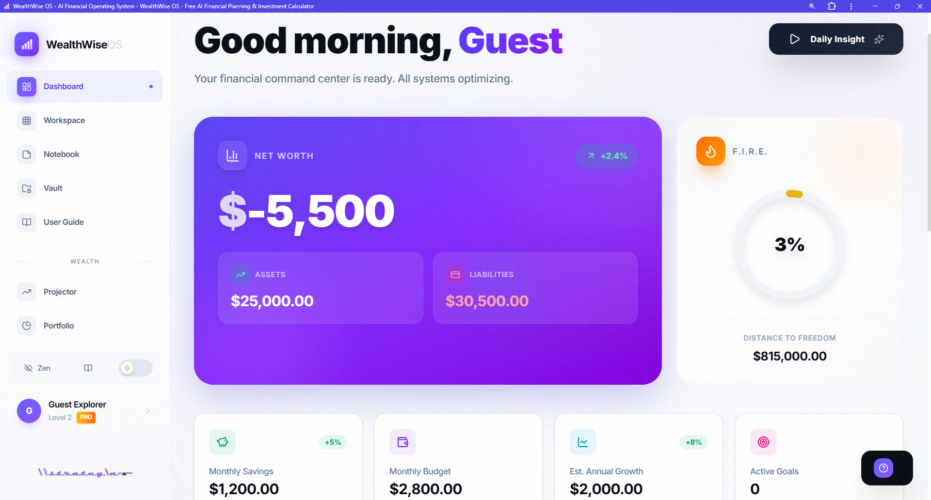 WealthWise OS gallery image