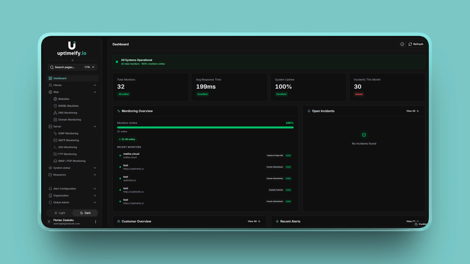 Uptimeify screenshot 2