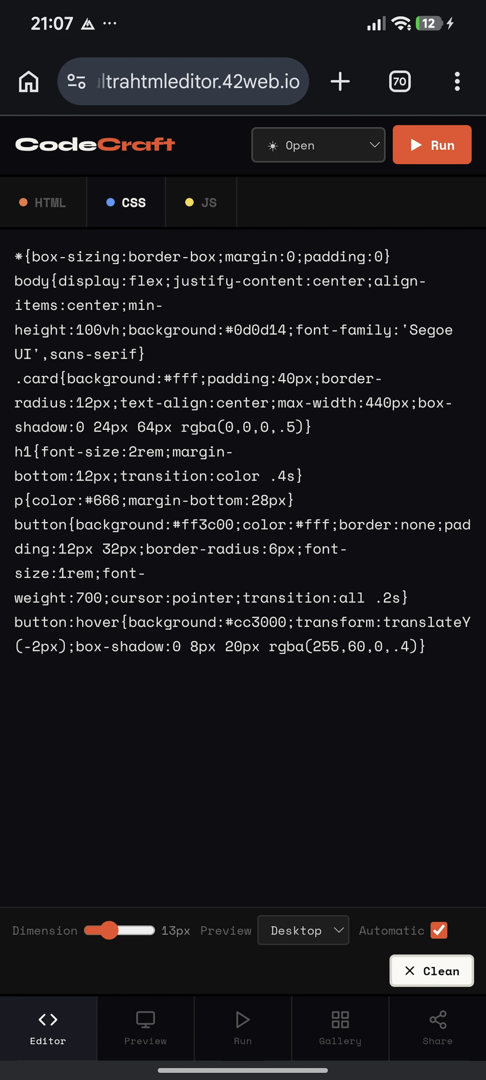 CodeCraft Studio screenshot 1