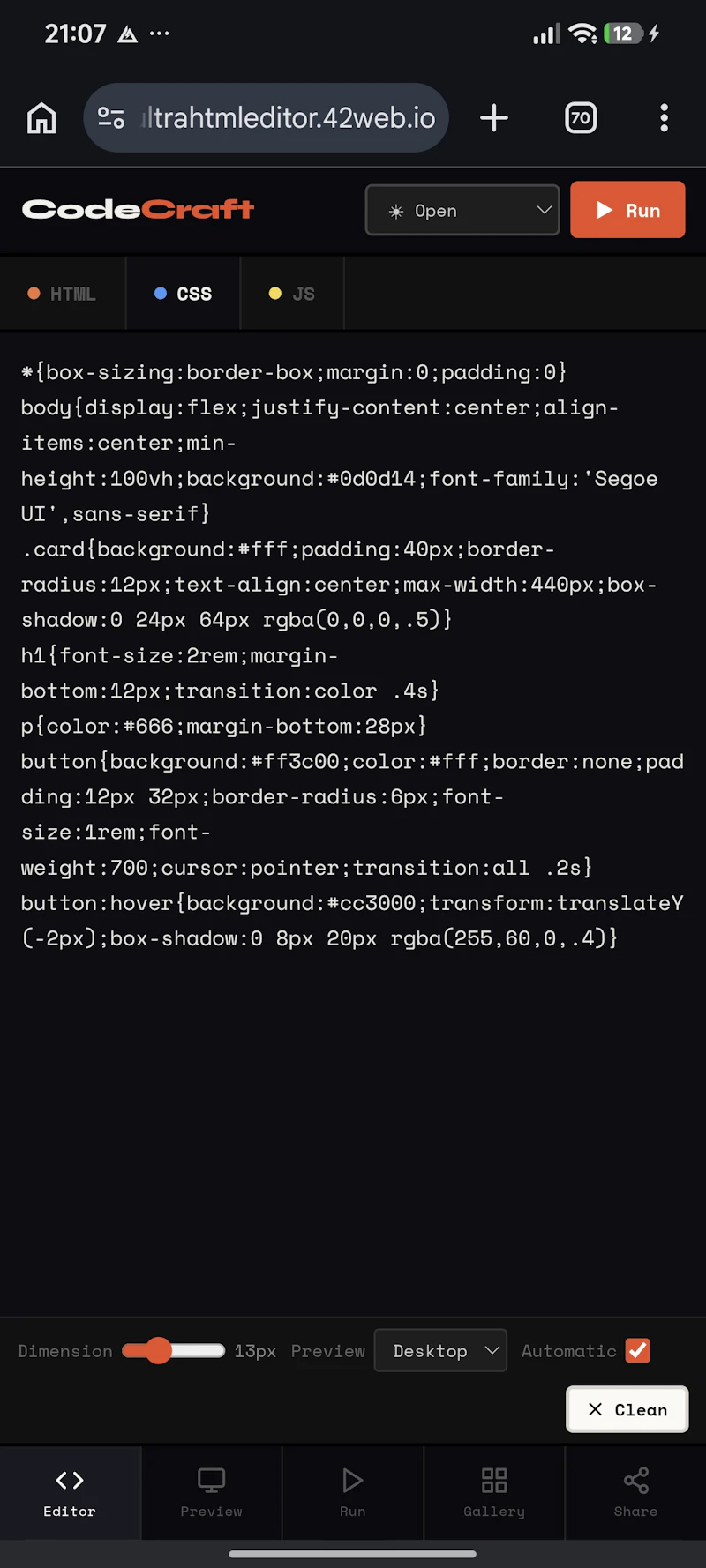 CodeCraft Studio screenshot 1