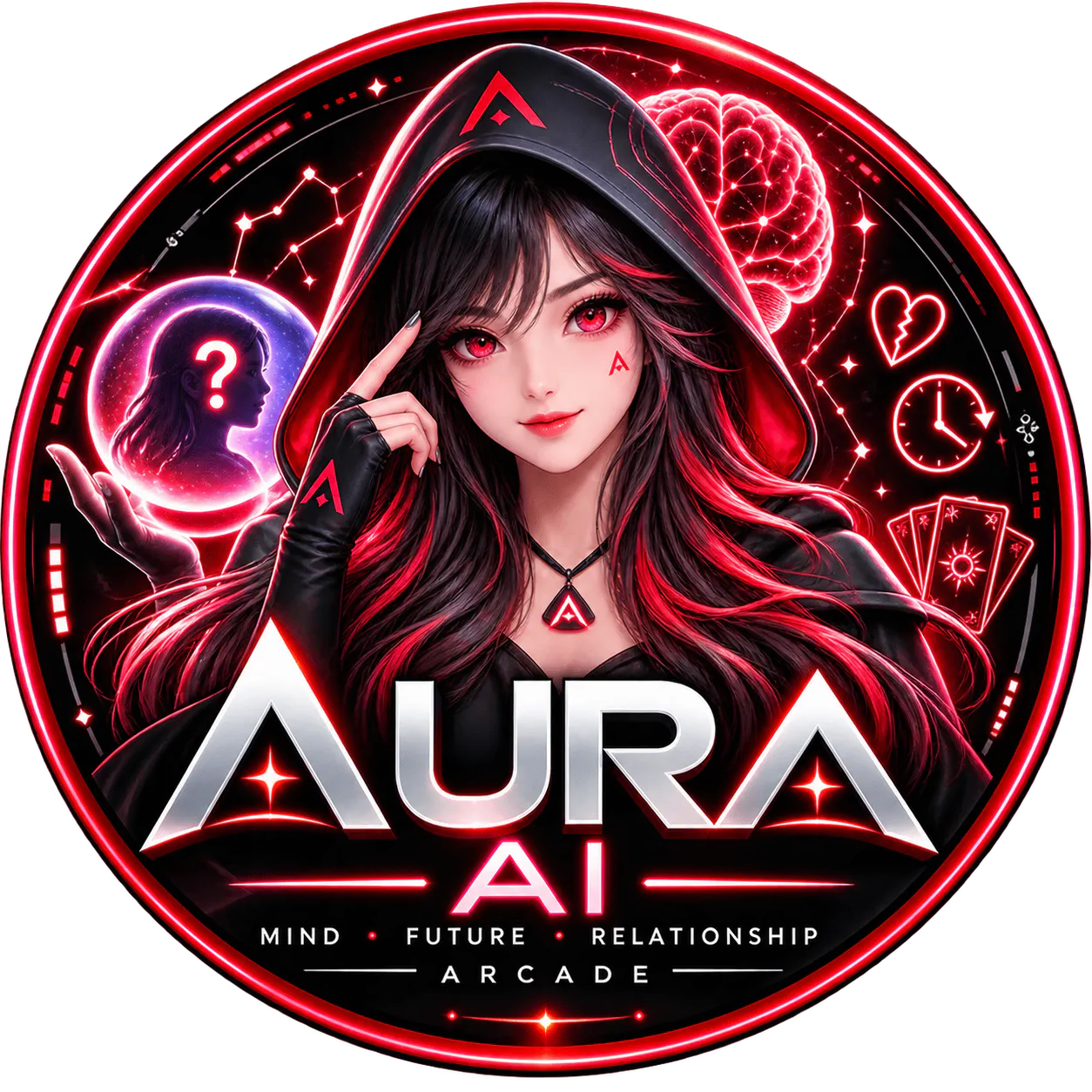 AURA AI Arcade logo
