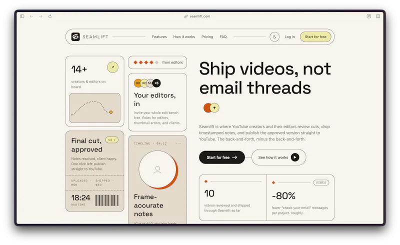 Seamlift screenshot 1