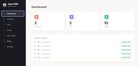 AgentCRM Console gallery image