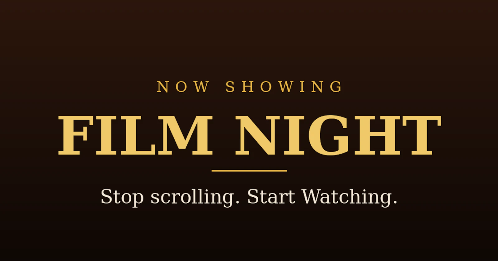 filmnight screenshot 2