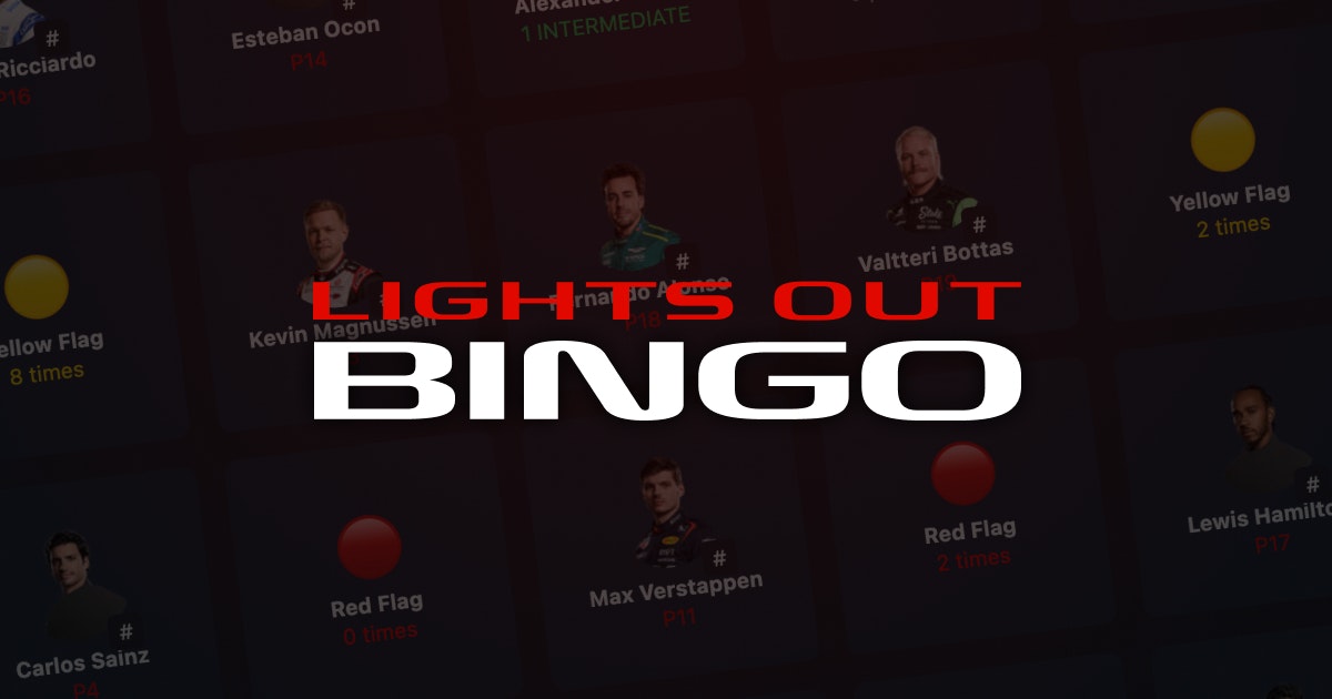 ビンゴを照らします - F1を見ながらフラグ、ピット、ドライバーのイベントを追跡します。メディア1