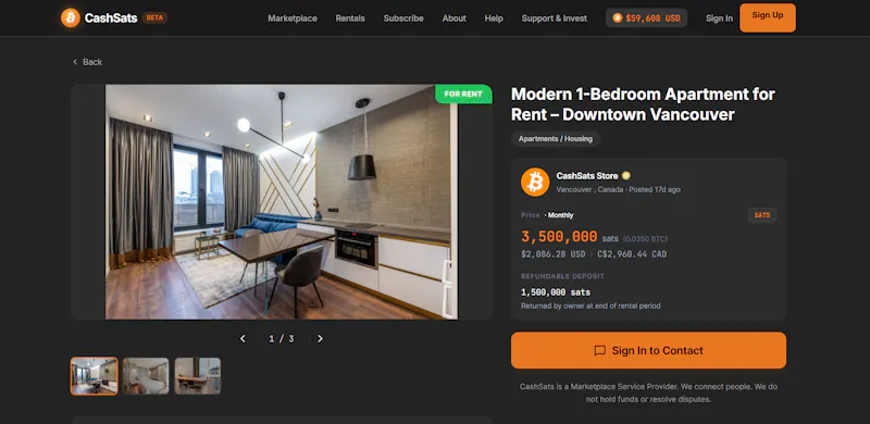 CashSats screenshot 3