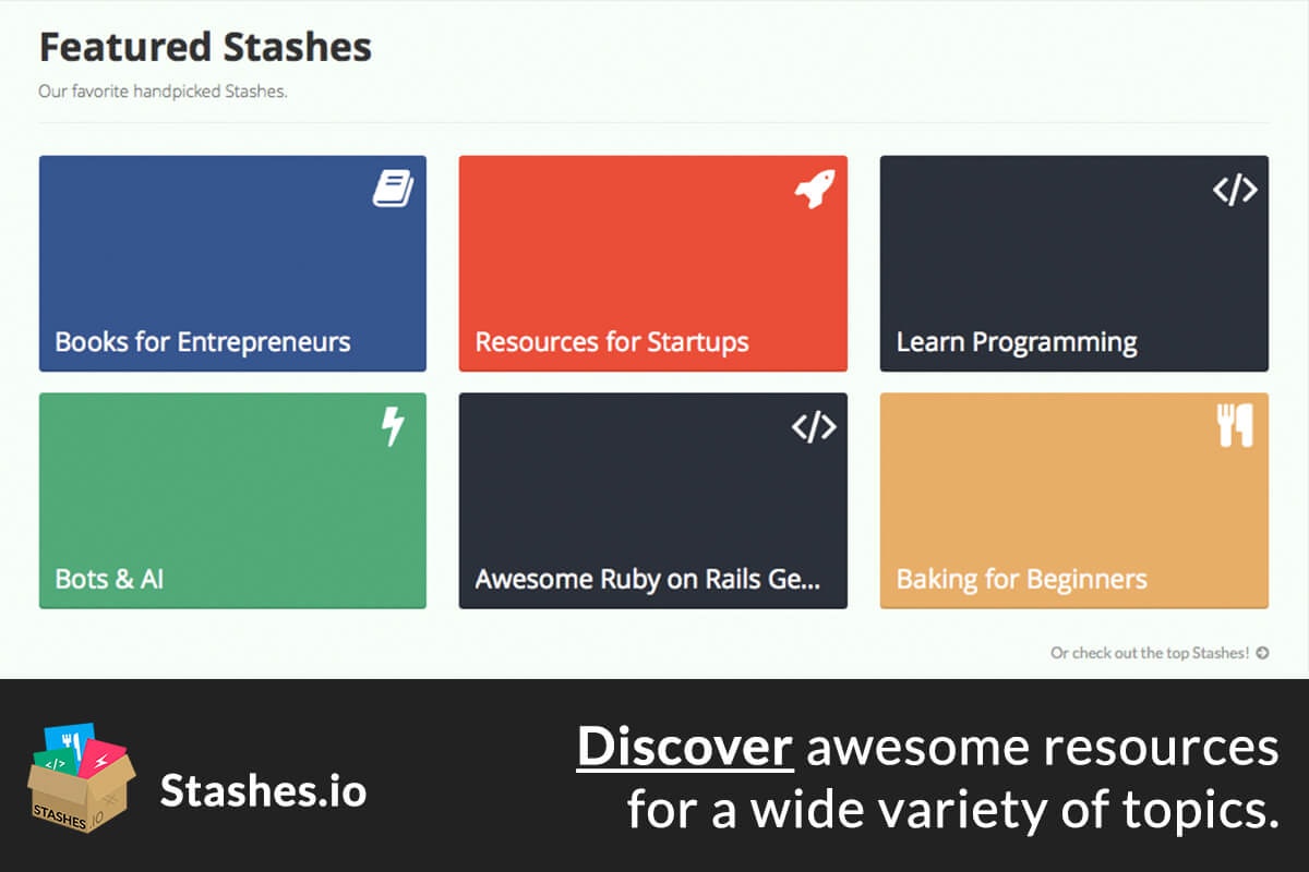 Stashes.io gallery image