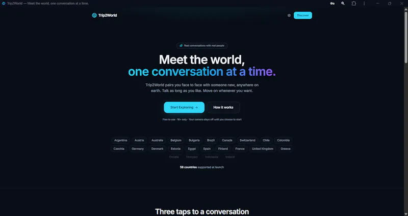 Trip2World screenshot 1