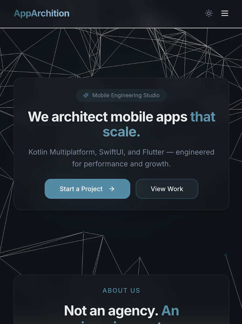 AppArchition — Mobile Engineering Studio screenshot 3